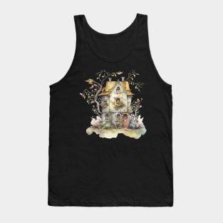 Goblincore house creepy cute house Tank Top